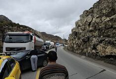 Chinalco cierra el pase en la Carretera Central por voladuras en su tajo abierto