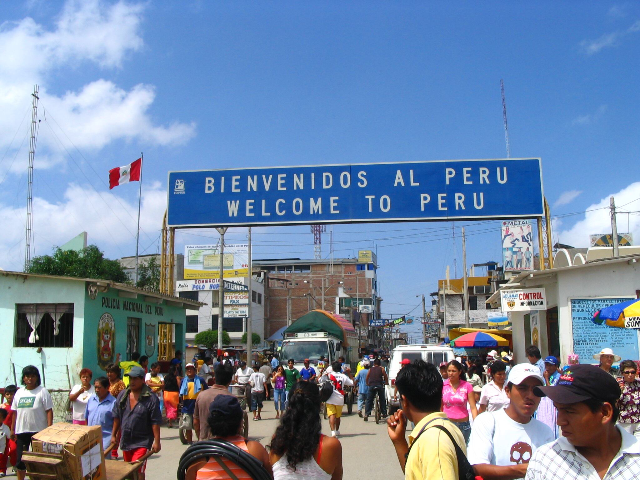 Aguas Verdes, frontera con Ecuador. (Foto: Shutterstock)