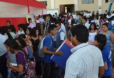 Sullana: Más de mil jóvenes participaron en feria vocacional
