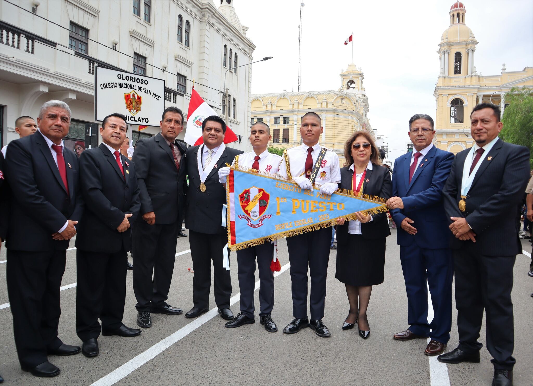 Premiación al centenario colegio San José