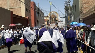Así se vive la quinta procesión del Cristo Moreno en Arequipa (FOTOS Y VIDEO)