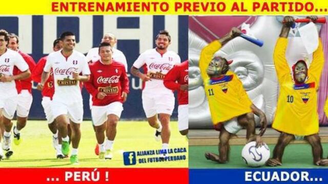 Perú - Ecuador: Memes peruanos encienden encuentro de la noche