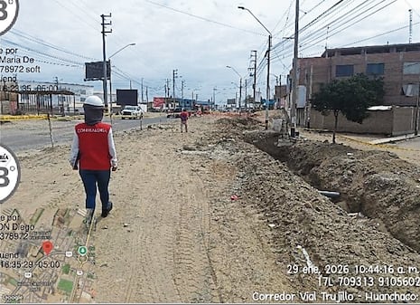 Trujillo: Advierten nuevas deficiencias en obra vial de Huanchaco