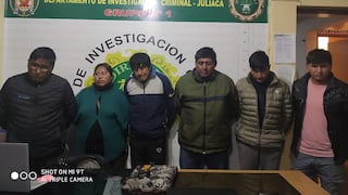 "Raqueteros" ya duermen en penal de Juliaca y Lampa