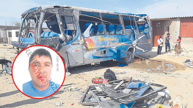 Piura: Capturan a chofer de ómnibus que mató a cuatro personas