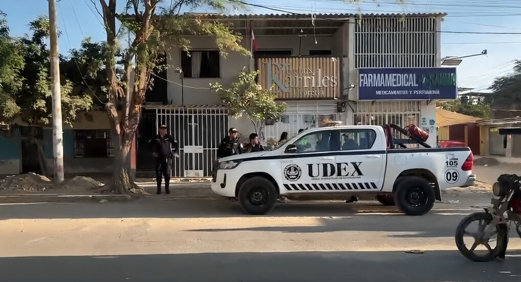 UDEX llegó hasta el local para retirar el explosivo.