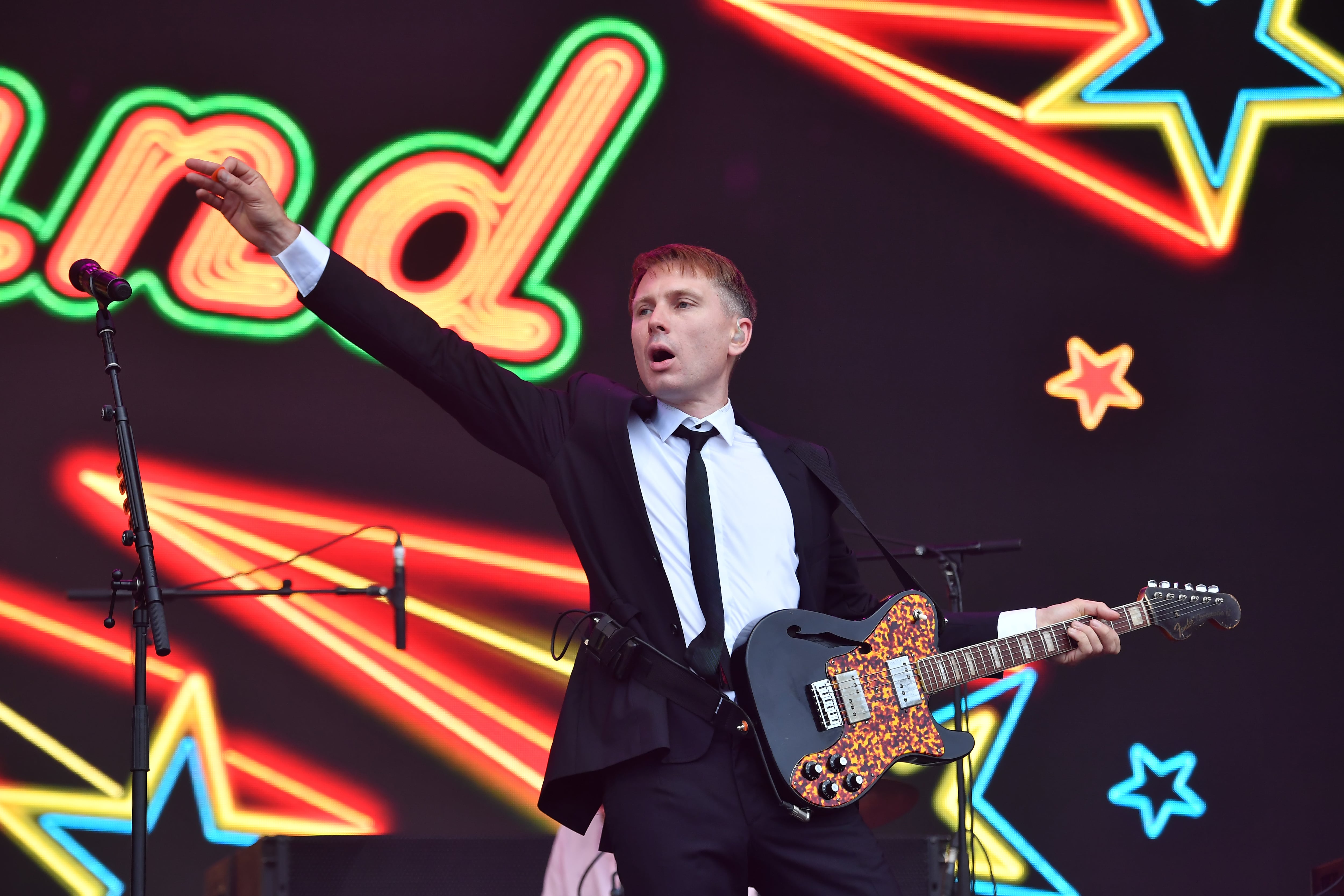 Alex Kapranos de Franz Ferdinand. (Foto: AFP)