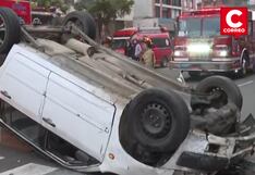 Cercado de Lima: Ocho heridos tras accidente de tránsito en la Av. Petit Thouars
