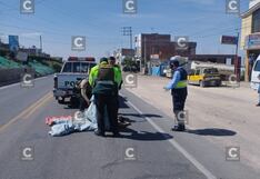 Herido de accidente cae de ambulancia en plena vía a Arequipa