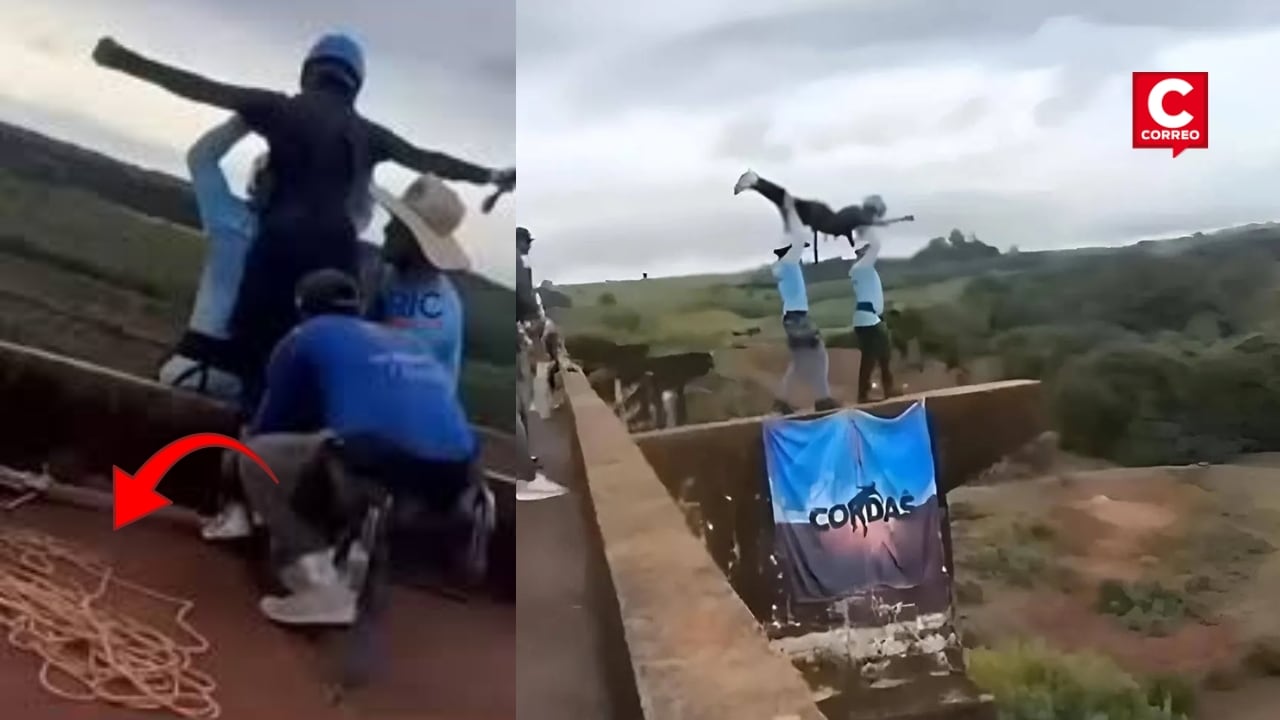 Brasil: dictan prisión preventiva para los tres instructores implicados en caída mortal de joven en puente turístico. Composición: Diario Correo.