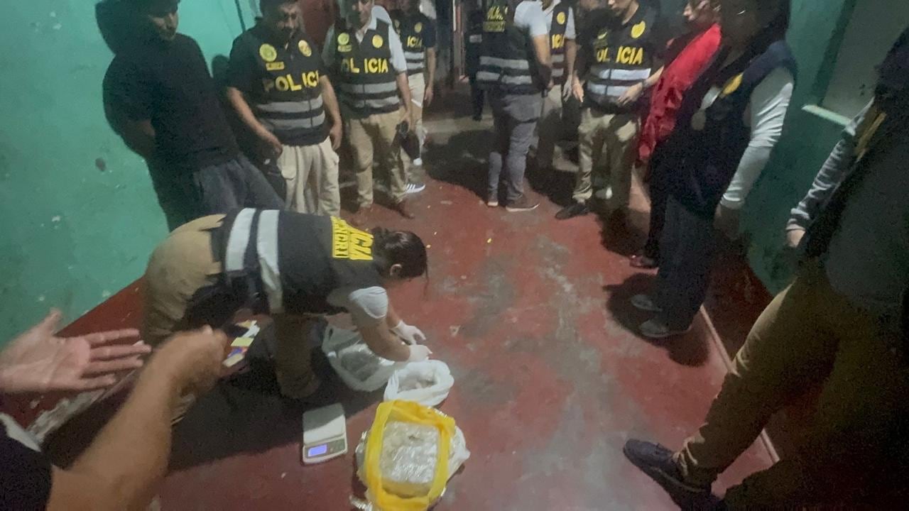 Miembros de familia son investigados por el delito de favorecimiento del consumo ilegal de drogas. Foto: Fiscalía.