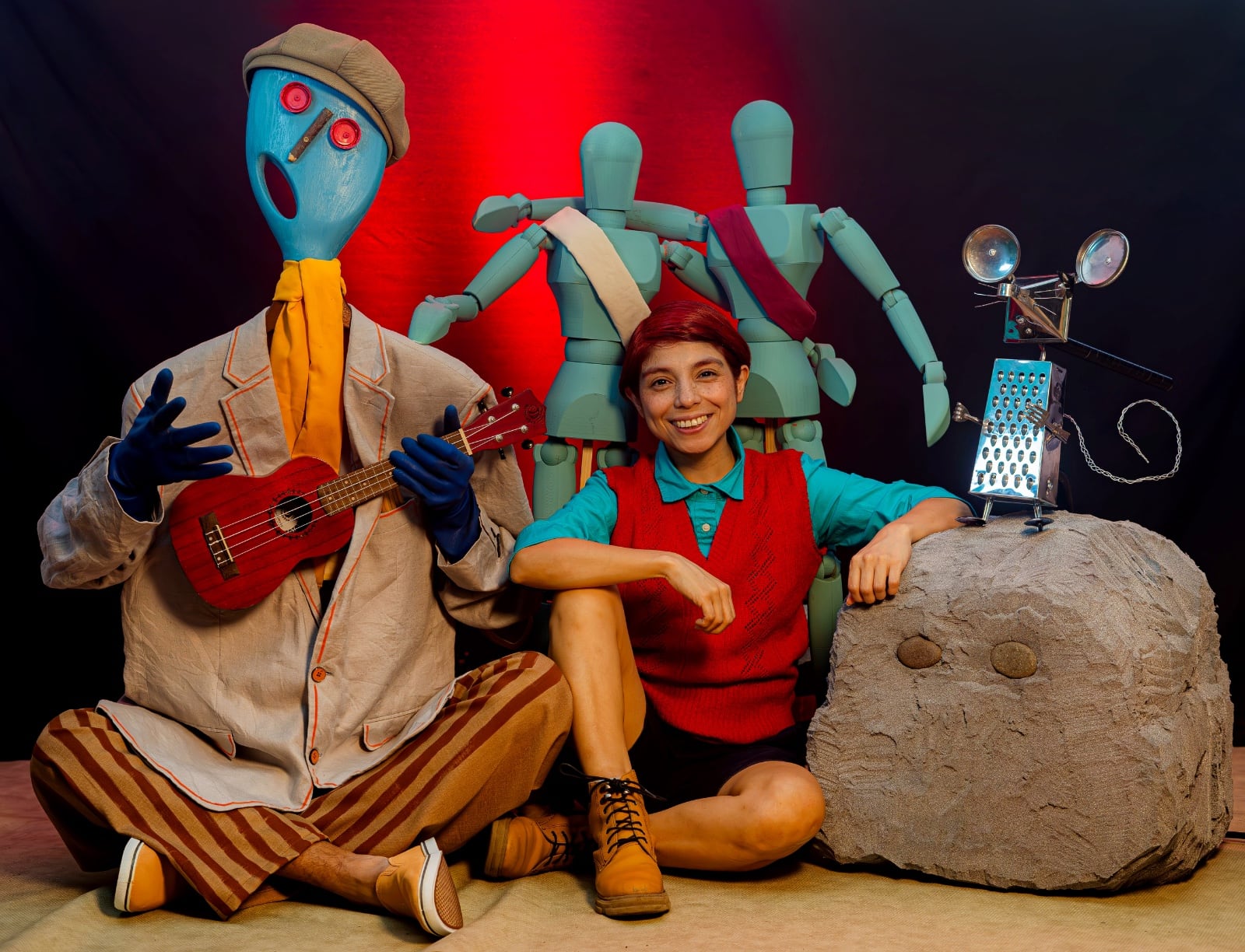Escrita por Henry Sotomayor García, la puesta en escena sigue a un niño de 9 años que descubre, junto a una roca, un astuto ratón y una lluvia llorona, que imaginar también puede ser una forma de sanar. Fotos: Difusión