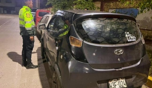 Policía recupera vehículo con requisitoria vigente en el distrito de Amarilis