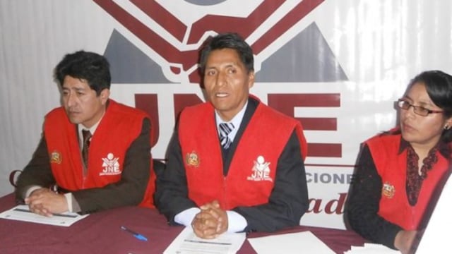 Relación de autoridades proclamadas en la provincia de Puno