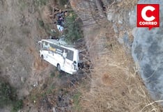 Bus del cantante Óscar Manuel Valdiviezo cayó a un abismo en la ruta Canta - Huayllay