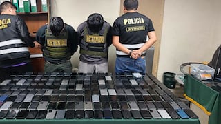 Arequipa: Dos personas detenidas por presuntamente comercializar celulares robados