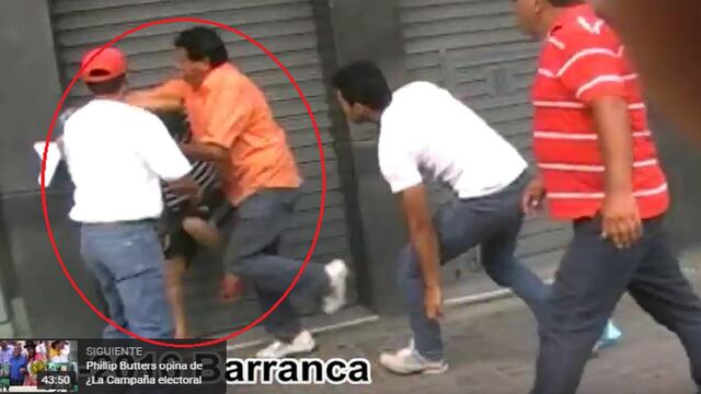 ​Barranca: Denuncian que simpatizantes fujimoristas agredieron a manifestantes (VIDEO)