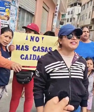 Vecinos bloquean acceso a La Laguna Viña del Río en Huánuco en rechazo a feria por Fiestas Patrias