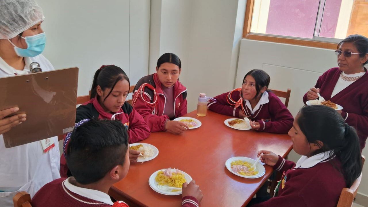 Como parte del protocolo para la Planificación del Menú Escolar ejecutado por Qali Warma.