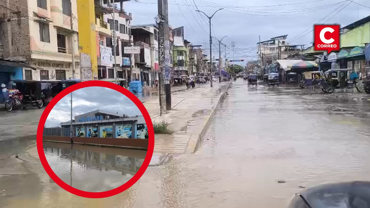 Las precipitaciones registradas durante la mañana dejaron calles inundadas en distintos puntos de la región.