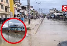 Tumbes: lluvias provocan aniegos frente a la Villa Naval e inundan instituto tecnológico (VIDEO)
