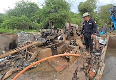 Piura: Intervienen y destruyen plantas ilegales de procesamiento de oro