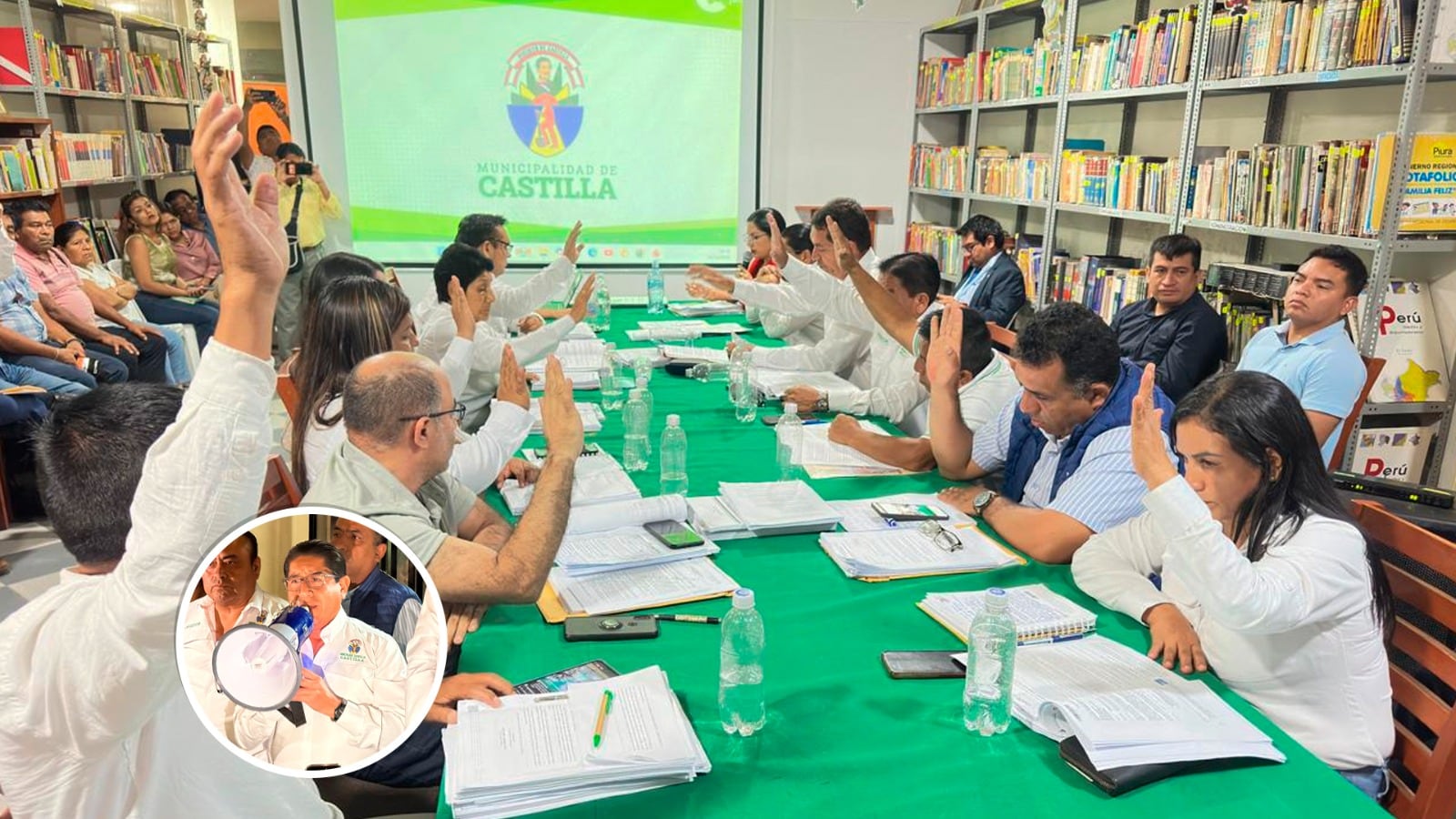 Concejo Municipal rechaza por unanimidad pedido de vacancia contra alcalde de Castilla