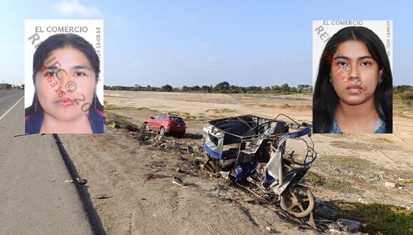 Dos mujeres pierden la vida en fatídicos accidentes de tránsito en la región Lambayeque.