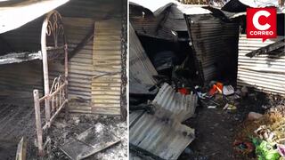 Huancayo: Madre sufre graves quemaduras al rescatar a sus tres hijos de incendio