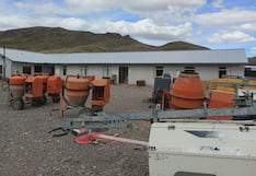 Hallan maquinaria abandonada e inoperativa del Gobierno Regional de Arequipa