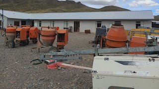Hallan maquinaria abandonada e inoperativa del Gobierno Regional de Arequipa