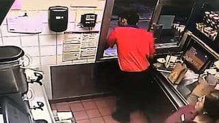 YouTube: Mira la reacción de un trabajador de centro de comida rápida para salvar a cliente