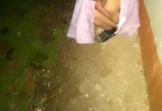 Huánuco: indolente madre bota desnudo a niño en la calle