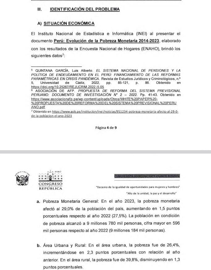 Los congresistas argumentan sus iniciativas para el retiro de fondos de la ONP bajo el sustento de la crisis económica.