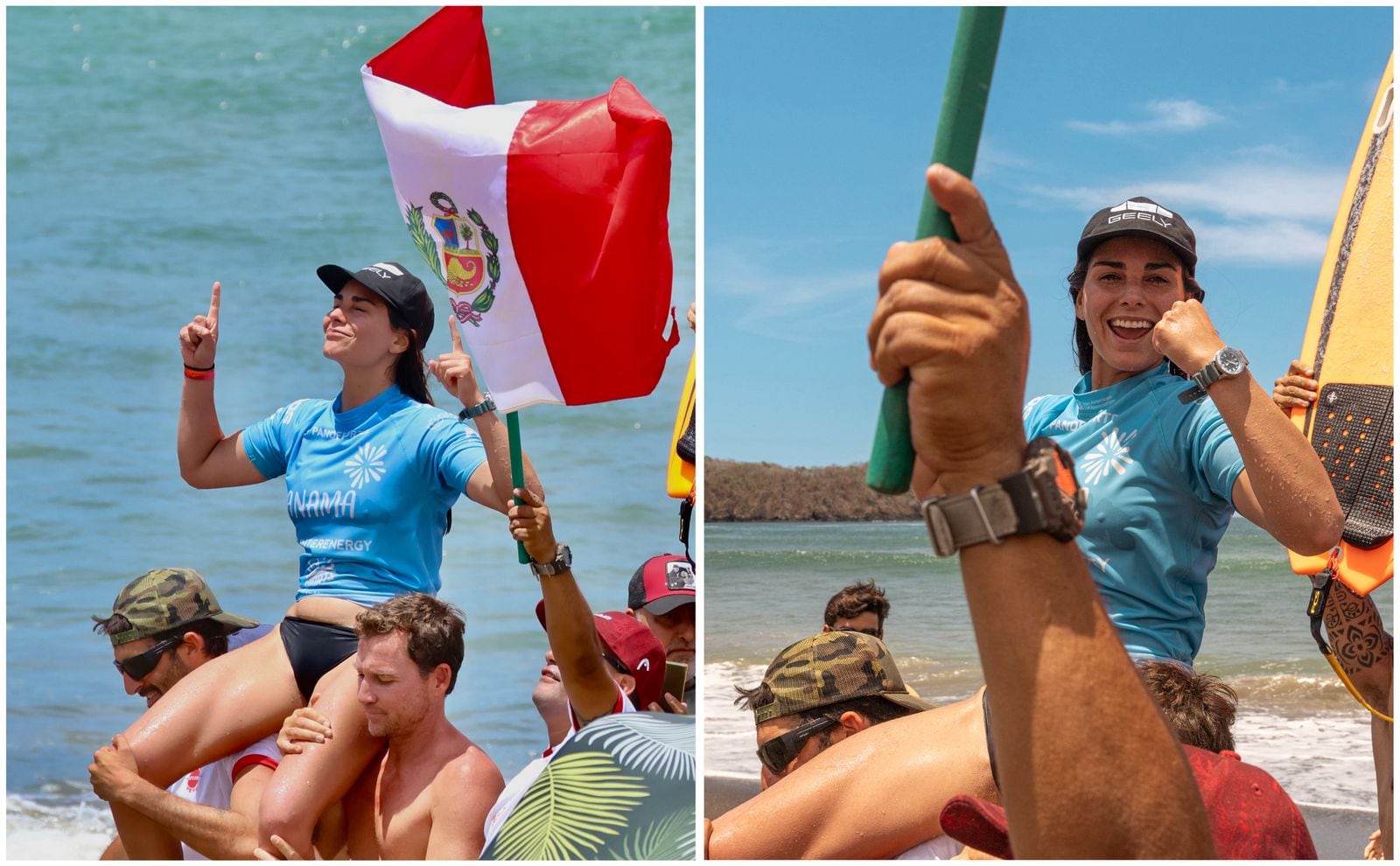 Vania Torres es tricampeona en los Panamericanos de surf. (Foto: Difusión)