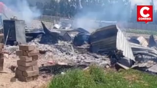 Huancayo: Incendio deja en la calle a familia días antes de Navidad