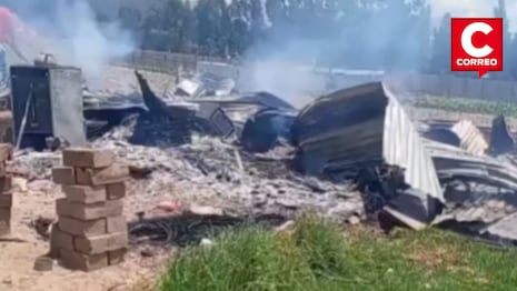 Huancayo: Incendio deja en la calle a familia días antes de Navidad