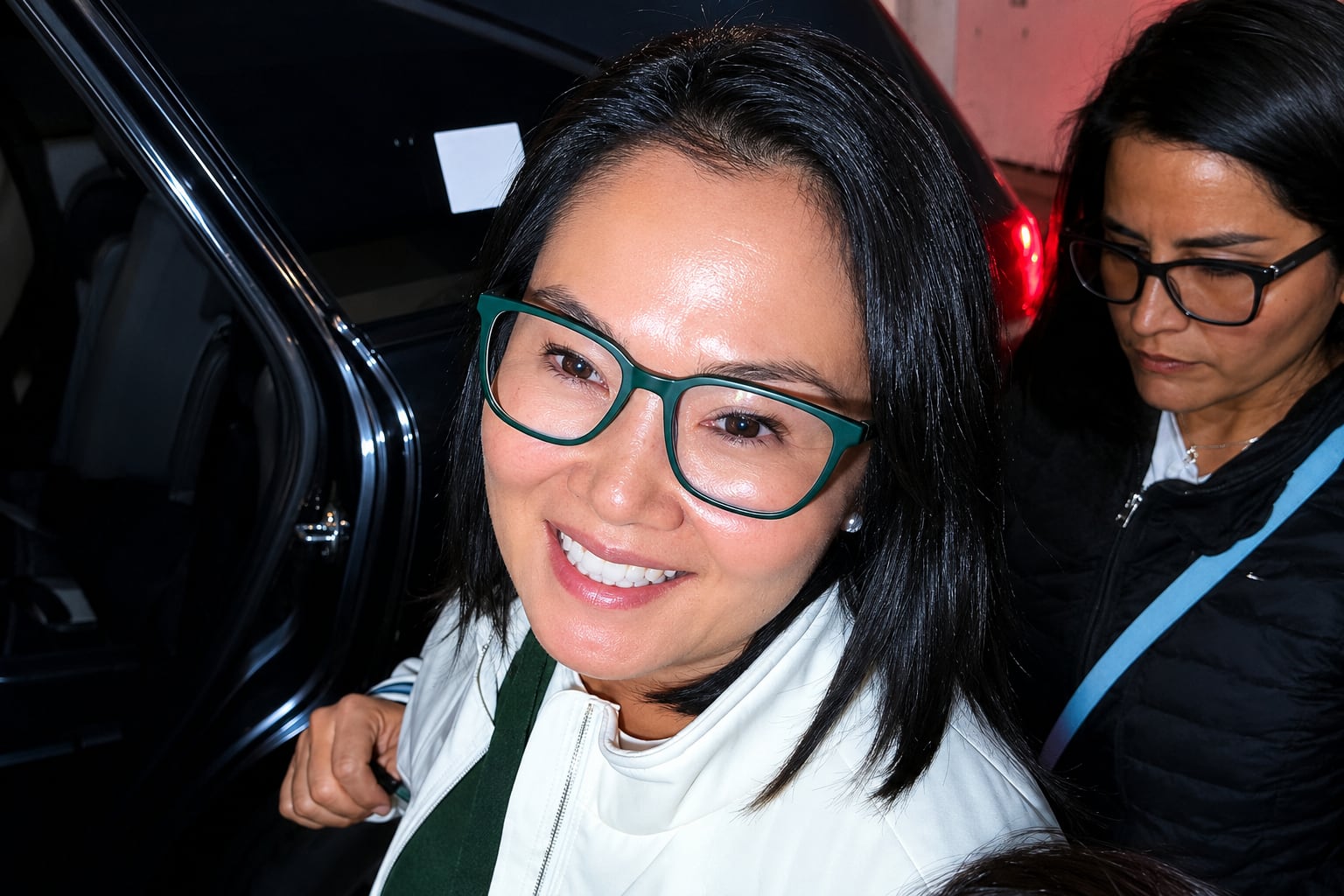 Keiko Fujimori en la ciudad de Arequipa. Foto: GEC