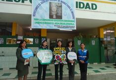 Escolares arequipeños crean sistema para reutilizar el agua del lavado de manos en los inodoros