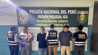 Policía desarticula banda criminal “Los malditos de Chincha nueva generación”