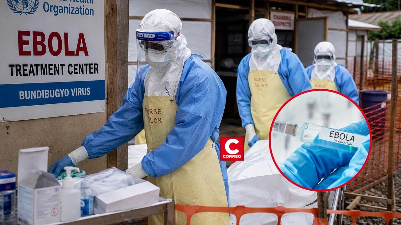 OMS estima que vacuna contra nueva variante del ébola en el Congo podría desarrollarse en dos meses. Composición: Diario Correo.