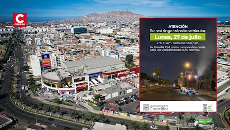 Chorrillos inicia obras de mantenimiento en la avenida Guardia Civil y anuncia restricciones de tránsito