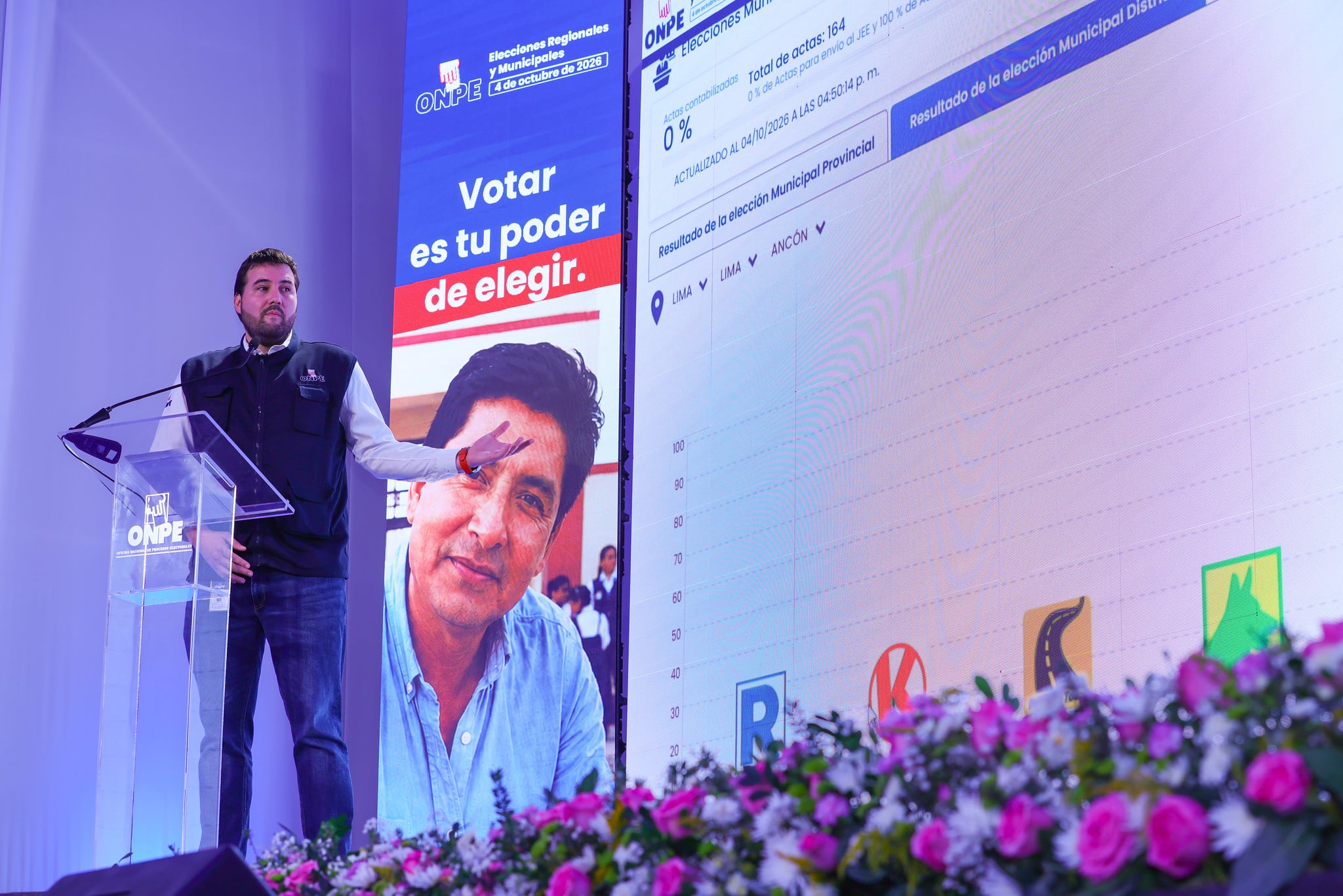 Presentación de la web de resultados de las Elecciones Regionales y Municipales 2026Presentación de la web de resultados de las Elecciones Regionales y Municipales 2026