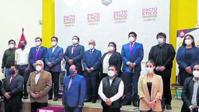 Lambayeque: Candidatos al gobierno regional firman Pacto Ético