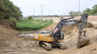 Piura: Limpian 11 kilómetros del dren 1308 para prevenir inundaciones en el distrito de Castilla