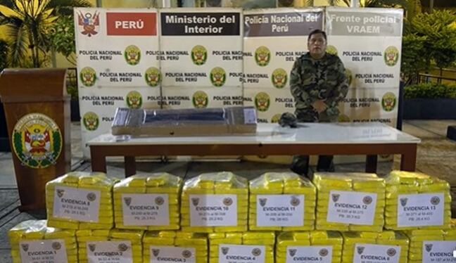 Decomisan 377 kilos de cocaína de alta pureza en Cusco (VIDEO)