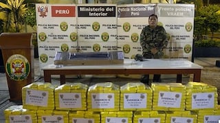Decomisan 377 kilos de cocaína de alta pureza en Cusco (VIDEO)