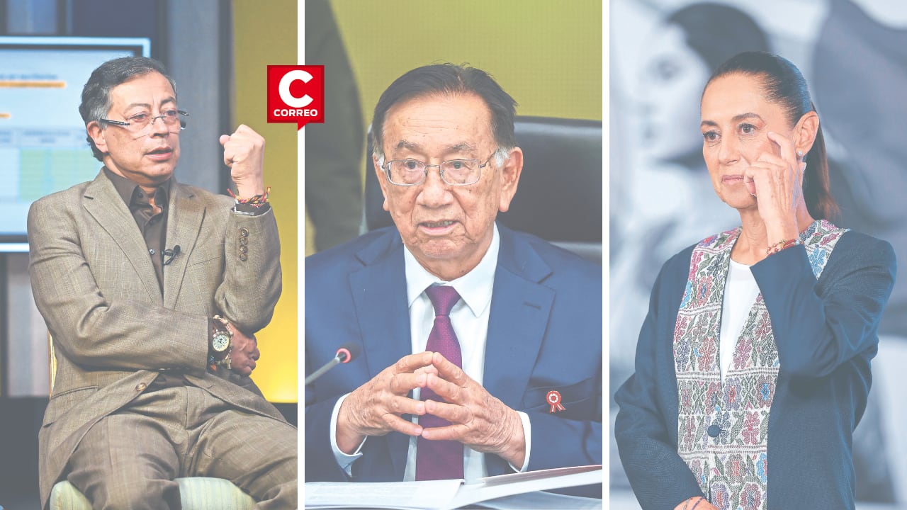 Mandatarios de izquierda, incluido el encargado de la presidencia en el Perú, muestran su talante y pasan por alto un saludo que forma parte del protocolo.