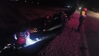 Muere guardián de instituto tras despiste de motocicleta en vía Tacna - Pachía