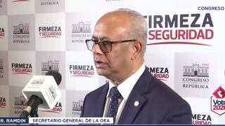 OEA llama a un proceso electoral pacífico y con respeto democrático en el Perú